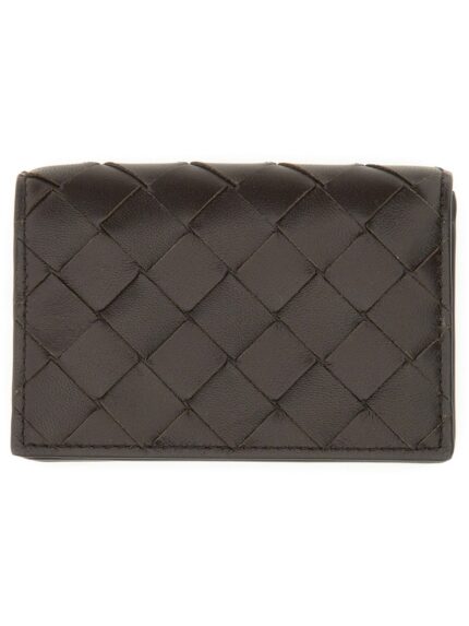 Bottega Veneta WOVEN BUSINESS CARD HOLDER