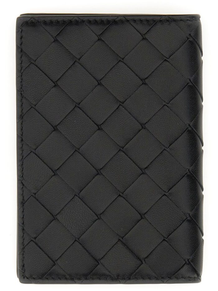Bottega Veneta WOVEN PASSPORT HOLDER