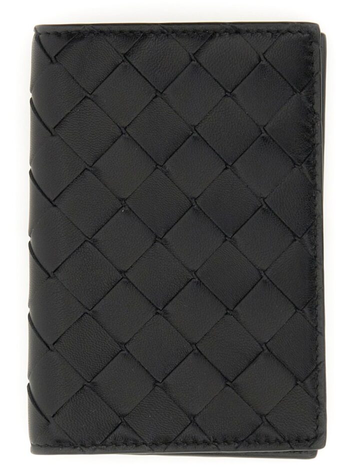 Bottega Veneta WOVEN PASSPORT HOLDER