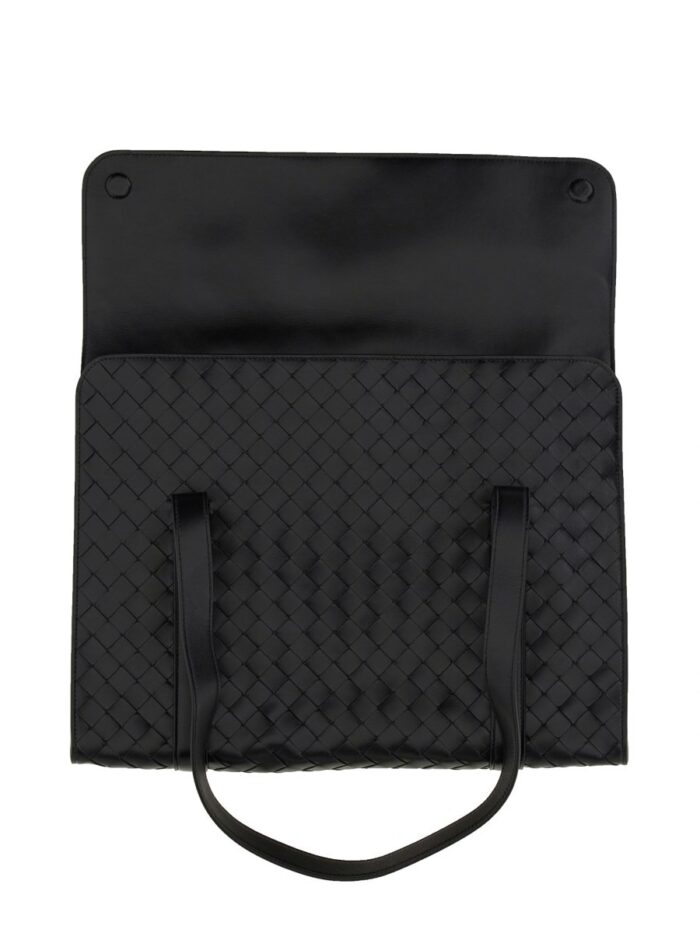 Bottega Veneta WOVEN PATTERN SHOULDER BAG