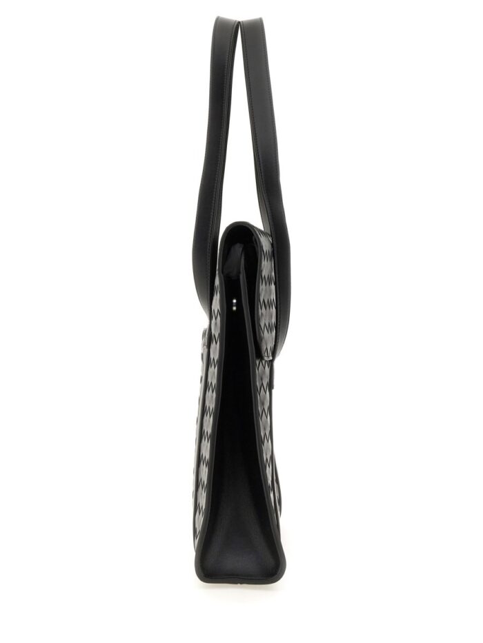 Bottega Veneta WOVEN PATTERN SHOULDER BAG