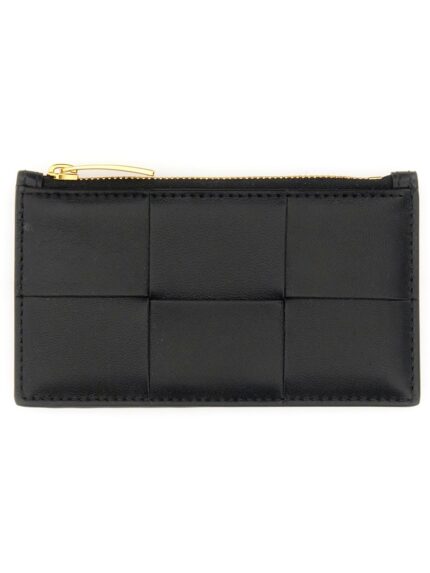 Bottega Veneta ZIPPERED CASSETTE CARD HOLDER