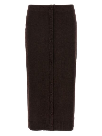 Victoria Beckham 'bottoni' Midi Skirt