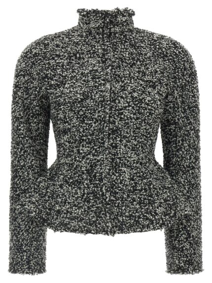 Alberta Ferretti Bouclé Blazer