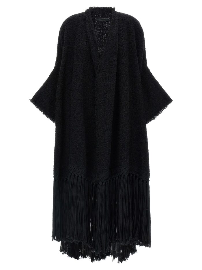 dolce&gabbana 'bouclé' cape DOLCE&GABBANA 'Bouclé' Cape