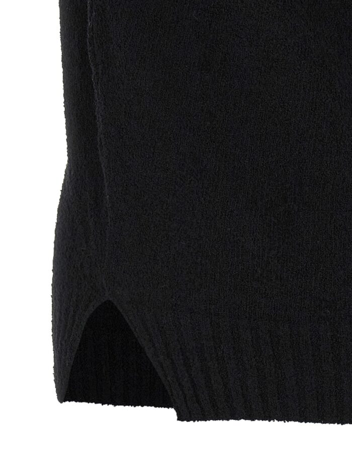 MA'RY'YA Bouclé Cotton Polo Shirt