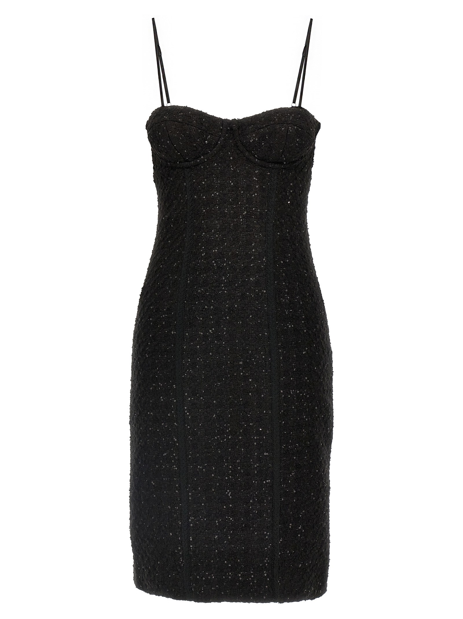 ROTATE BIRGER CHRISTENSEN Bouclé Midi Dress