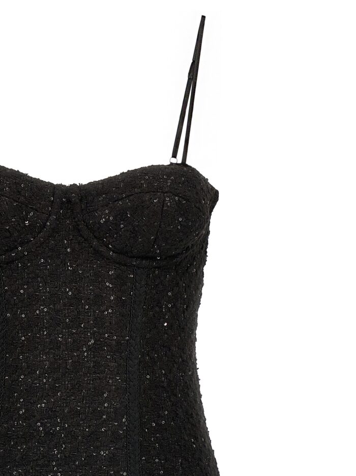 ROTATE BIRGER CHRISTENSEN Bouclé Midi Dress