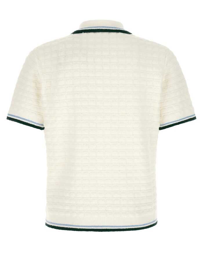 CASABLANCA Bouclé Polo Shirt