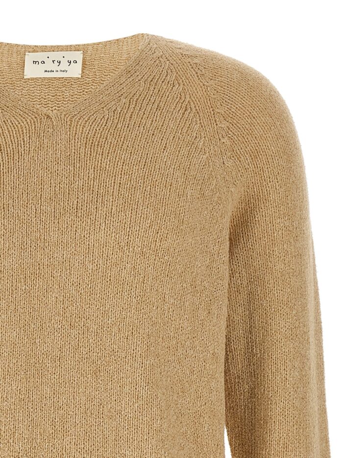 MA'RY'YA Bouclé Sweater