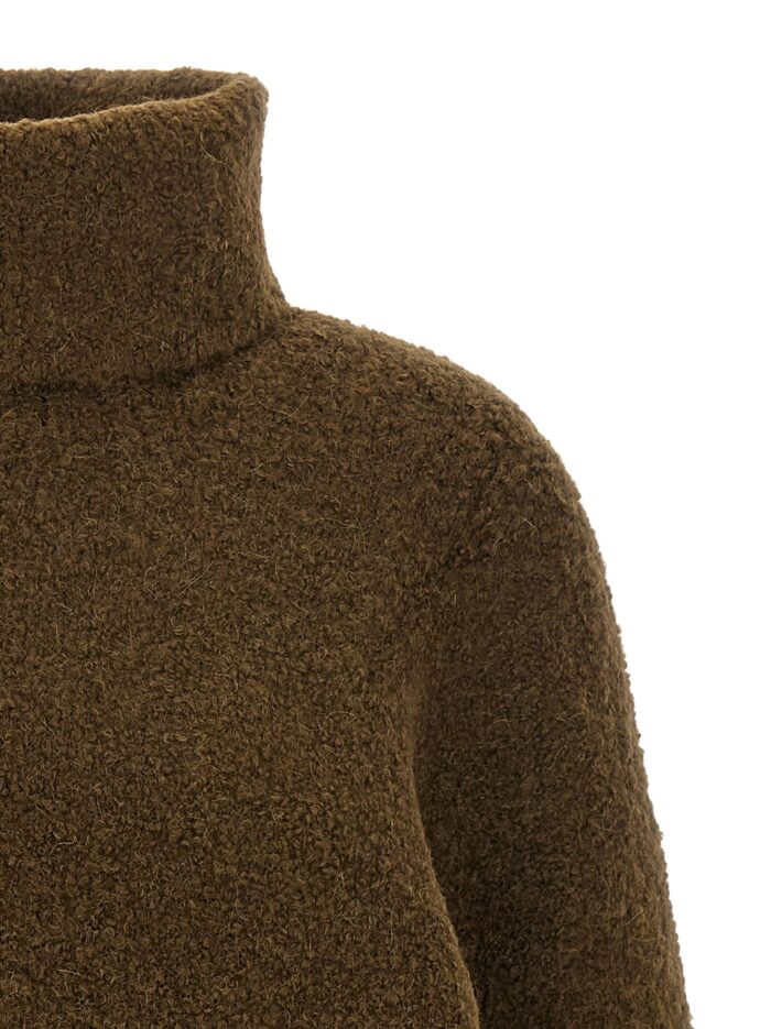 TOTEME Bouclé Turtleneck Sweater