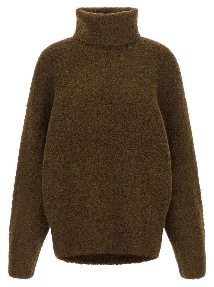 toteme bouclé turtleneck sweater TOTEME Bouclé Turtleneck Sweater