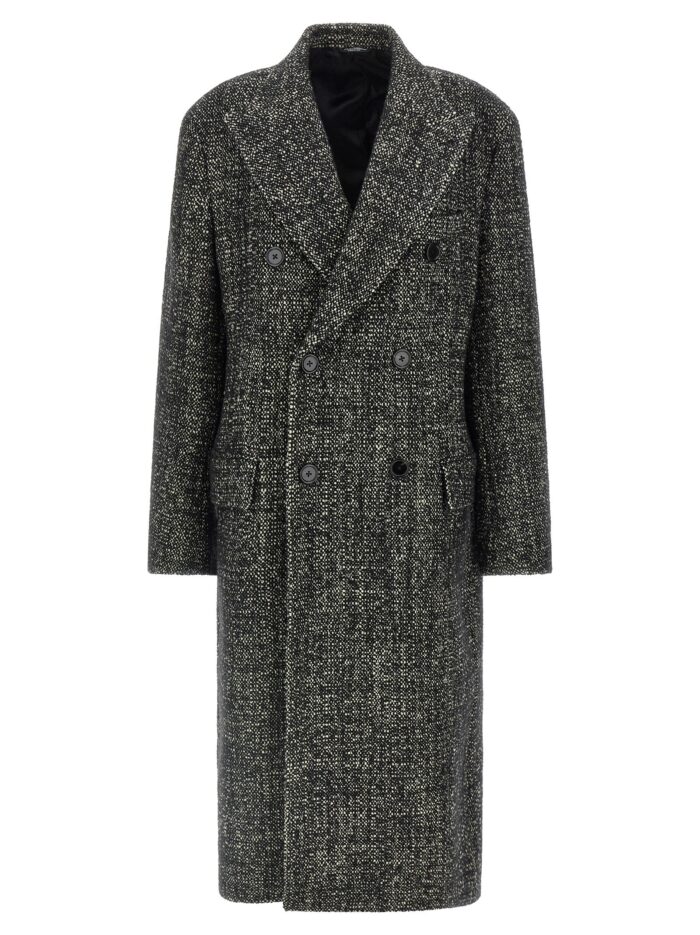 dolce & gabbana bouclé wool coat Dolce & Gabbana Bouclé Wool Coat
