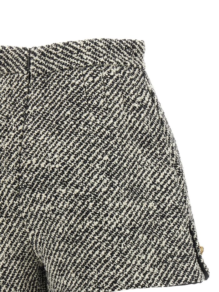 Versace Bouclé Wool Shorts