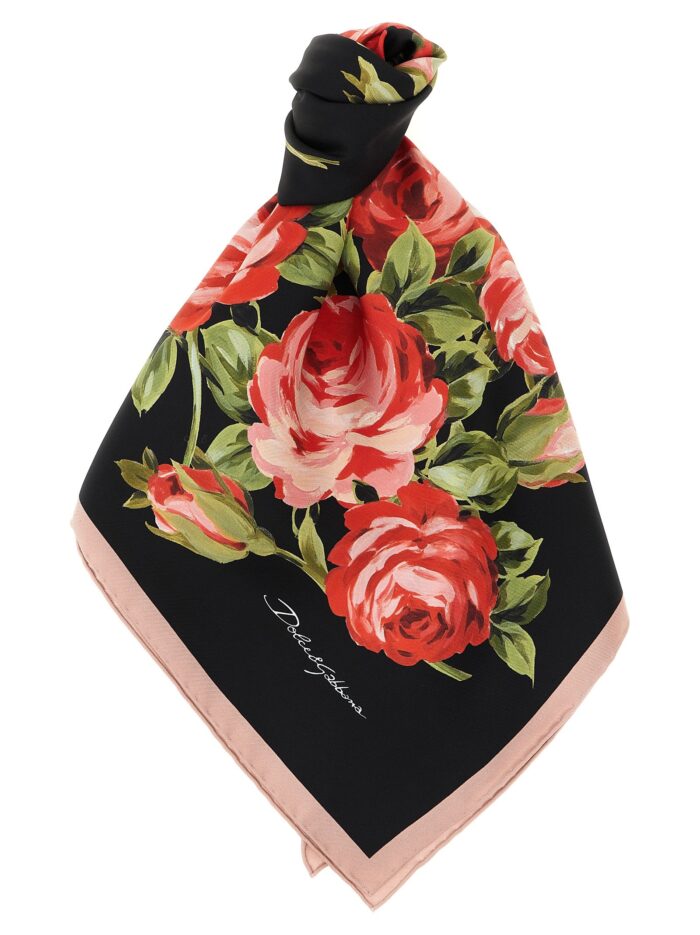dolce & gabbana 'bouquet rose' scarf Dolce & Gabbana 'Bouquet Rose' Scarf