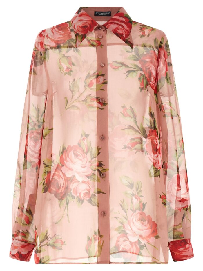 dolce & gabbana 'bouquet rose' shirt Dolce & Gabbana 'Bouquet Rose' Shirt