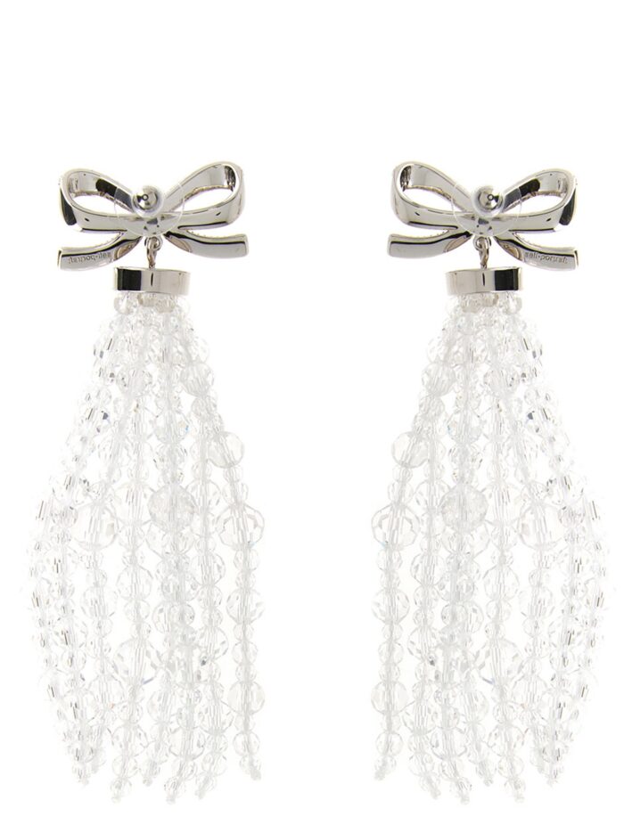 SELF PORTRAIT 'Bow Beaded Waterfall' Earrings