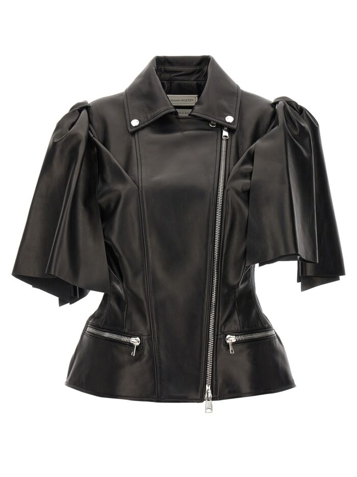 MCQUEEN 'Bow Knot' Biker Vest