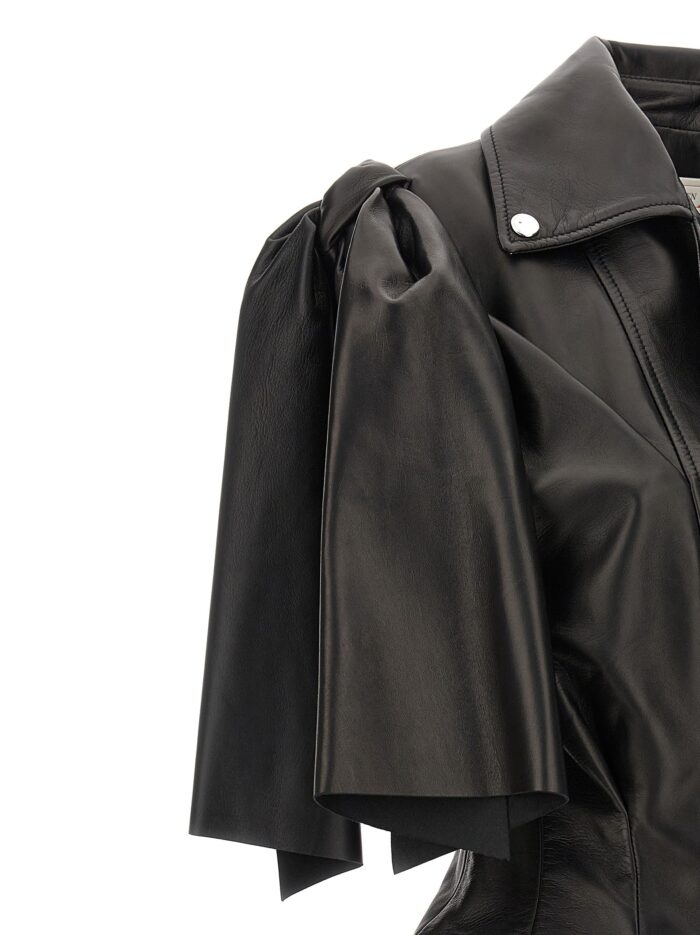 MCQUEEN 'Bow Knot' Biker Vest