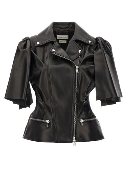 MCQUEEN 'Bow Knot' Biker Vest