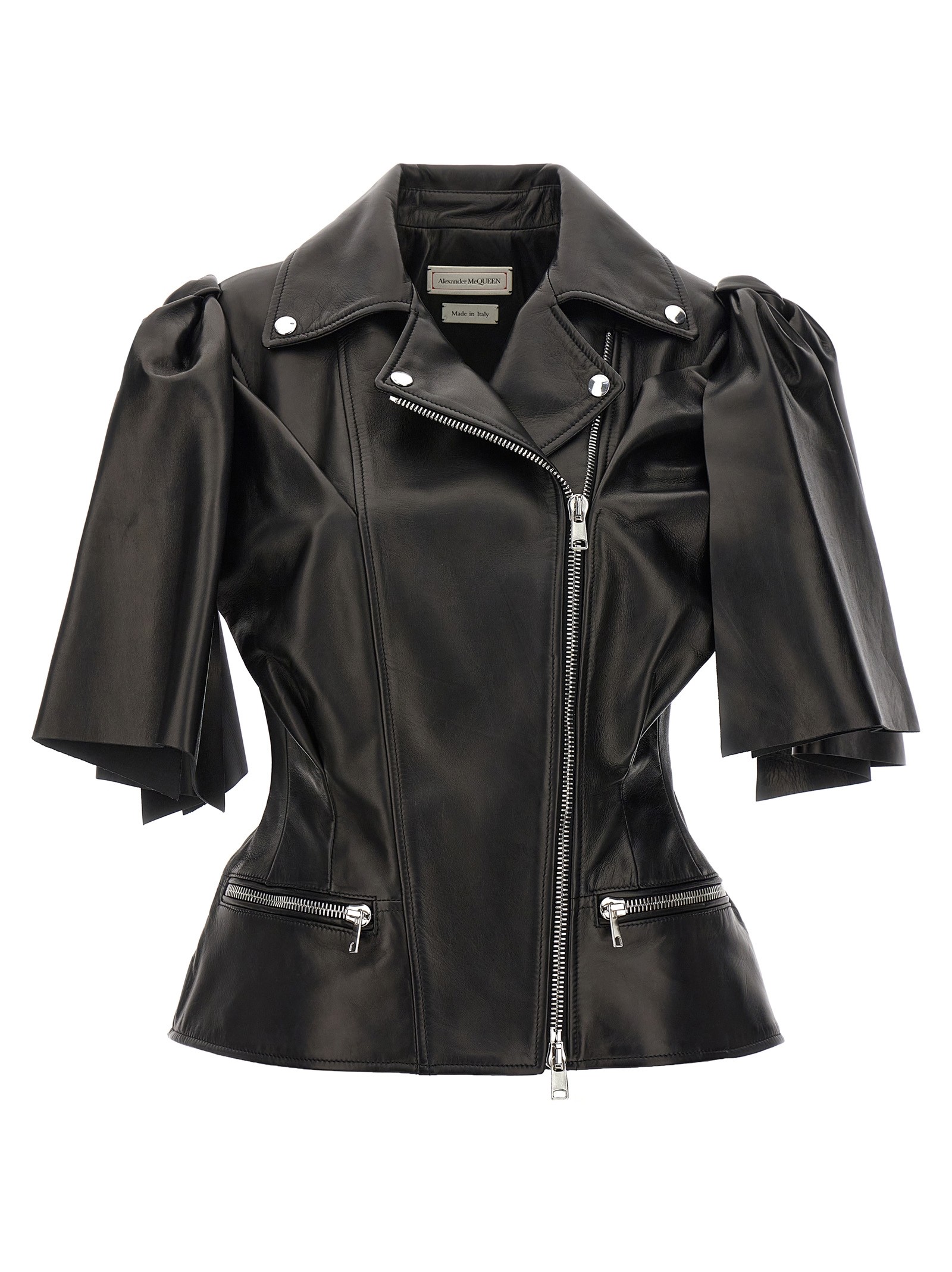 MCQUEEN 'Bow Knot' Biker Vest