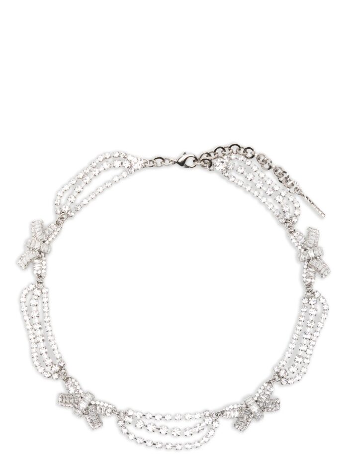 alessandra rich bow necklace ALESSANDRA RICH Bow Necklace