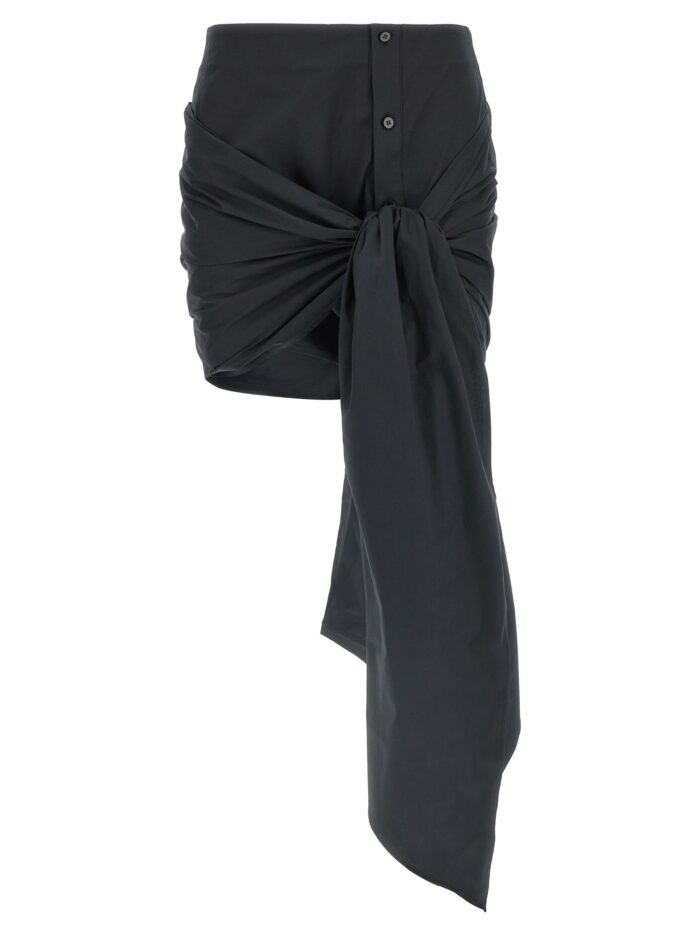 the attico bow skirt The Attico -bow Skirt