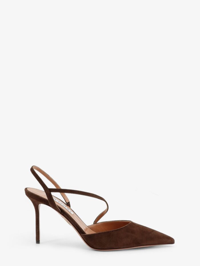 aquazzura bow tie suede pumps AQUAZZURA Bow Tie Suede Pumps