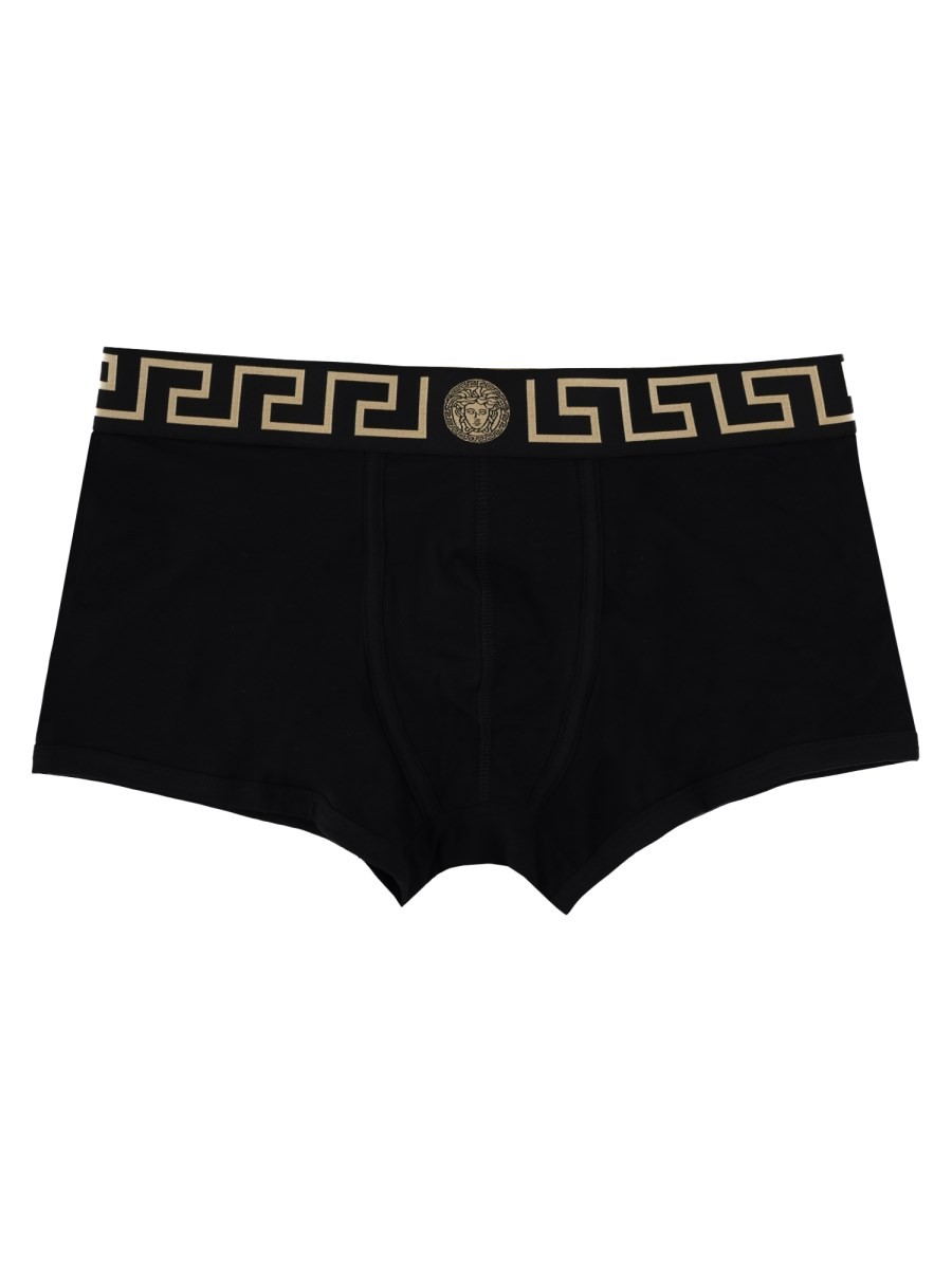 Versace Boxer Con Greca