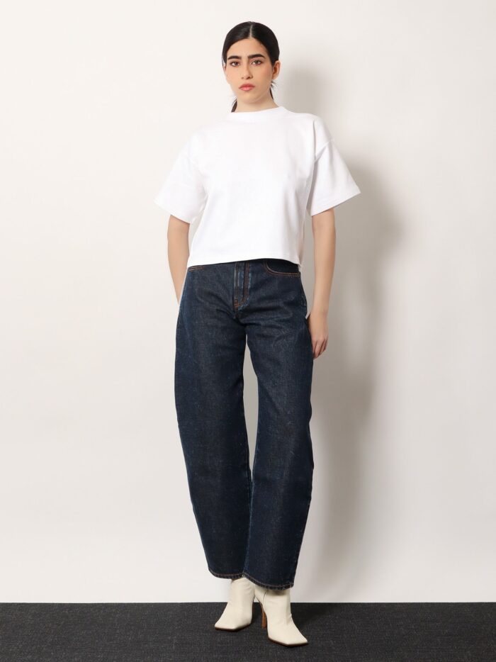 Alaia Boxy Cotton Blend T-shirt