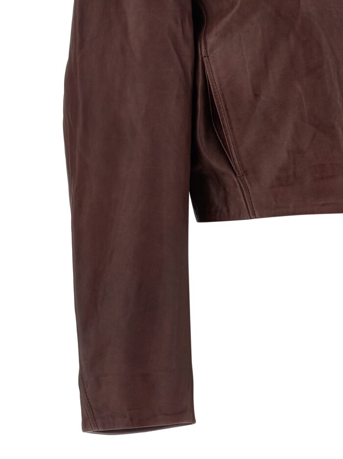 ROTATE BIRGER CHRISTENSEN ' Boxy Square Leather' Jacket