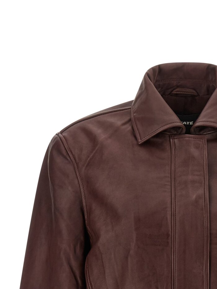 ROTATE BIRGER CHRISTENSEN ' Boxy Square Leather' Jacket