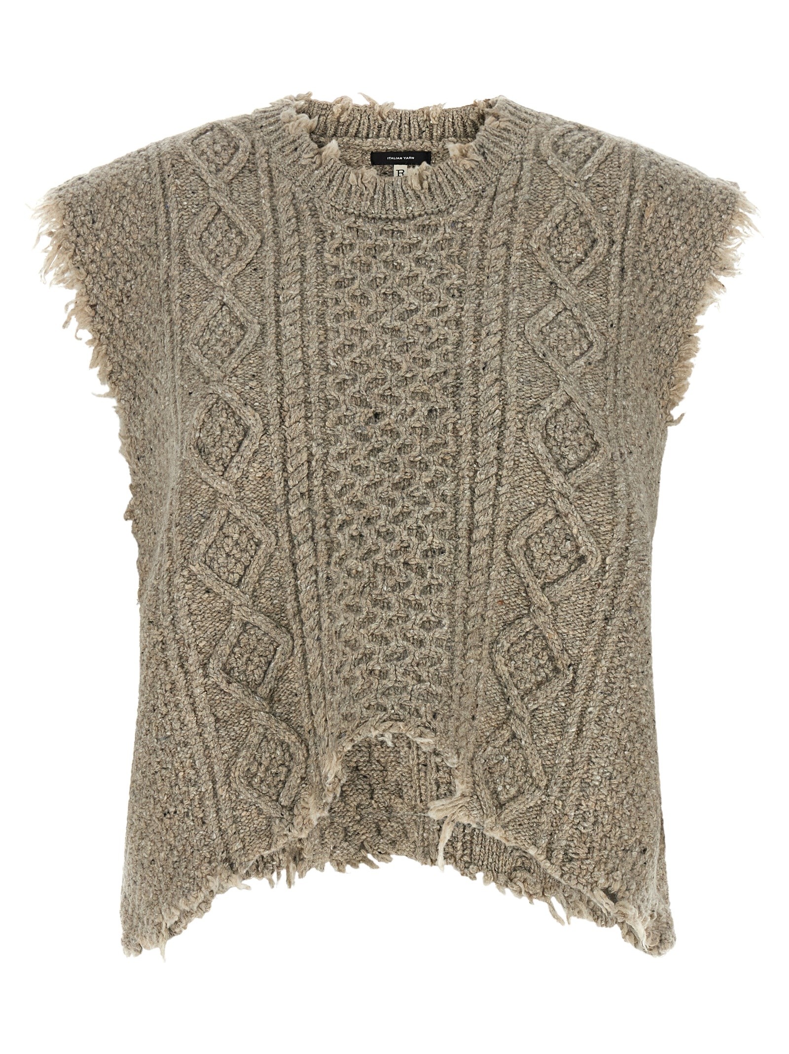 R13 'Boyfriend Cable' Vest
