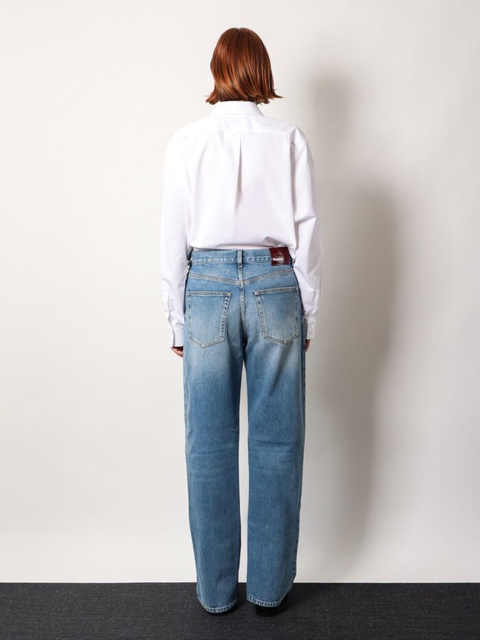 Boyfriend Jeans With Gucci Rosso Ancora Tag