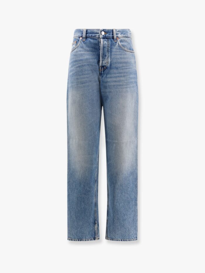 Boyfriend Jeans With Gucci Rosso Ancora Tag