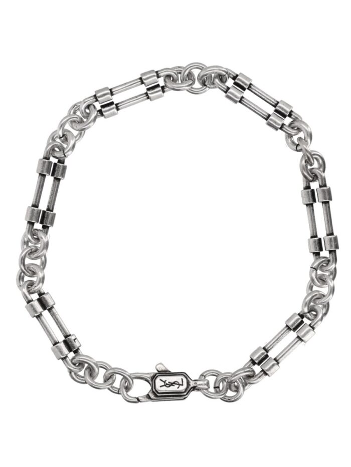 Saint Laurent Bracciale A Catena Con Moschettone