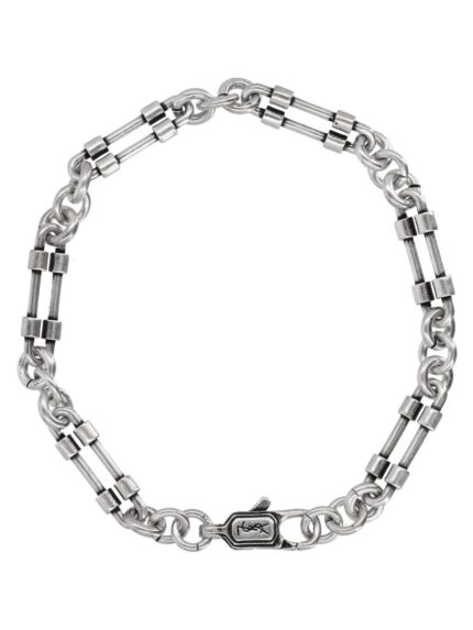 Saint Laurent Bracciale A Catena Con Moschettone