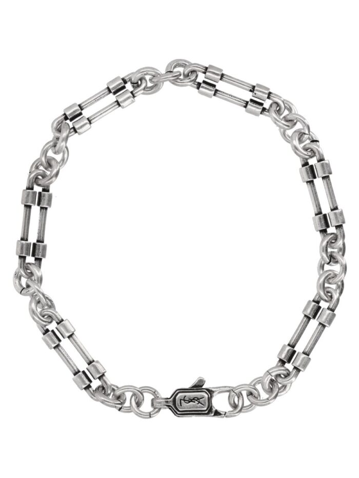 Saint Laurent Bracciale A Catena Con Moschettone