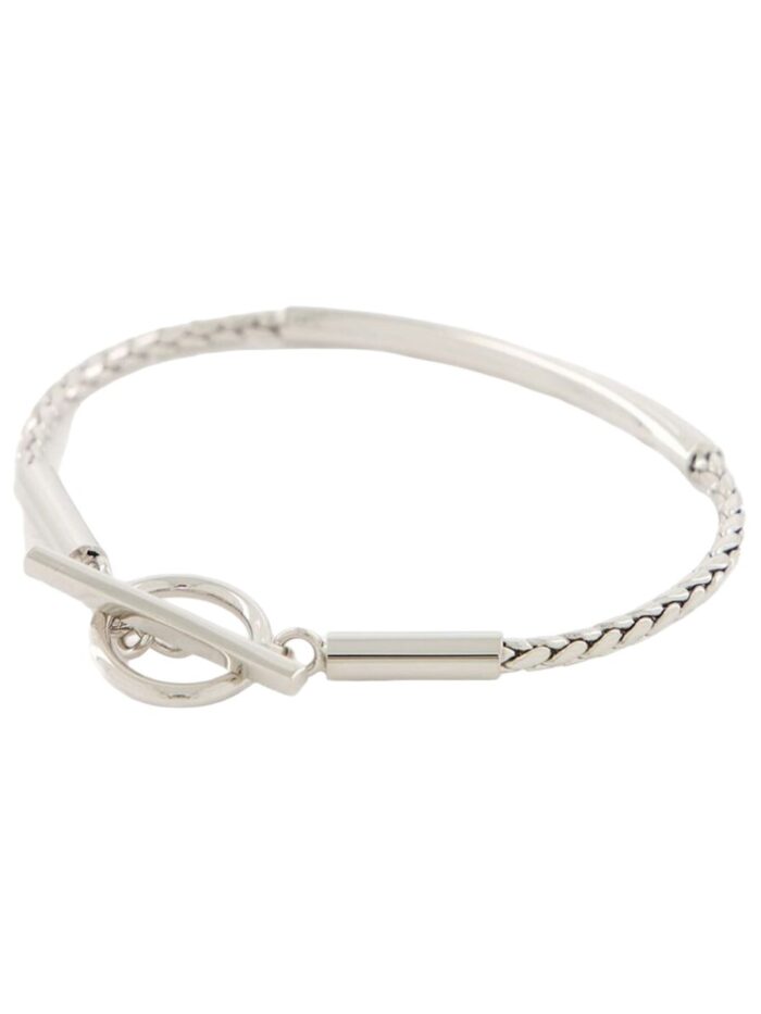 Saint Laurent BRACCIALE CON CATENA A SPIGA E TUBO