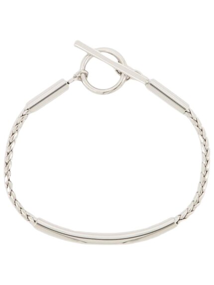 Saint Laurent BRACCIALE CON CATENA A SPIGA E TUBO