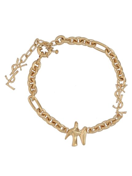 Saint Laurent Bracciale Con Colomba E Cassandre