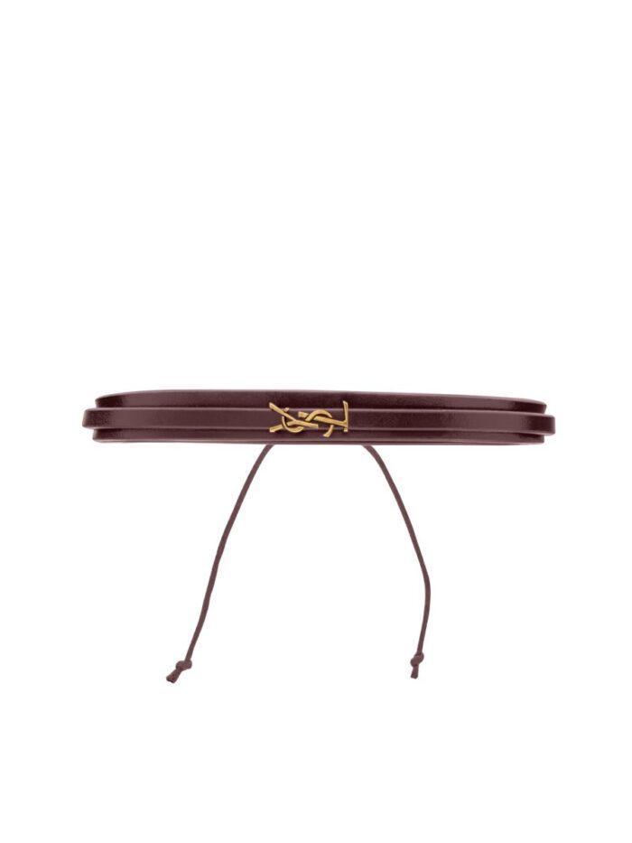 saint laurent bracciale con logo "cassandre" Saint Laurent BRACCIALE CON LOGO "CASSANDRE"