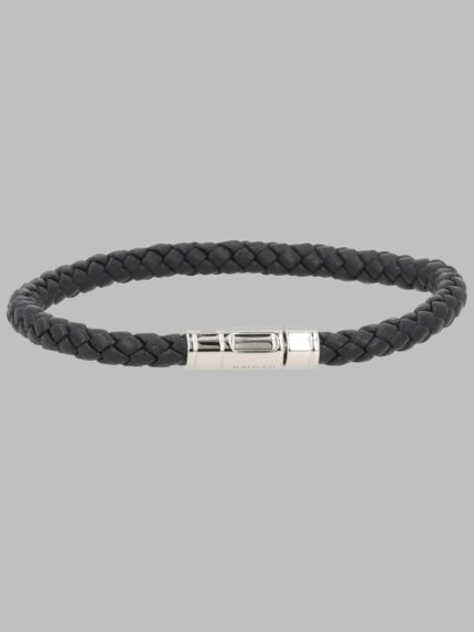 TOM FORD BRACCIALE IN PELLE INTRECCIATA