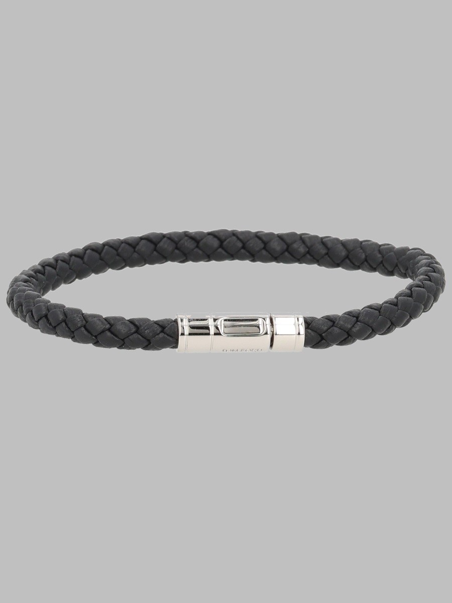 TOM FORD BRACCIALE IN PELLE INTRECCIATA