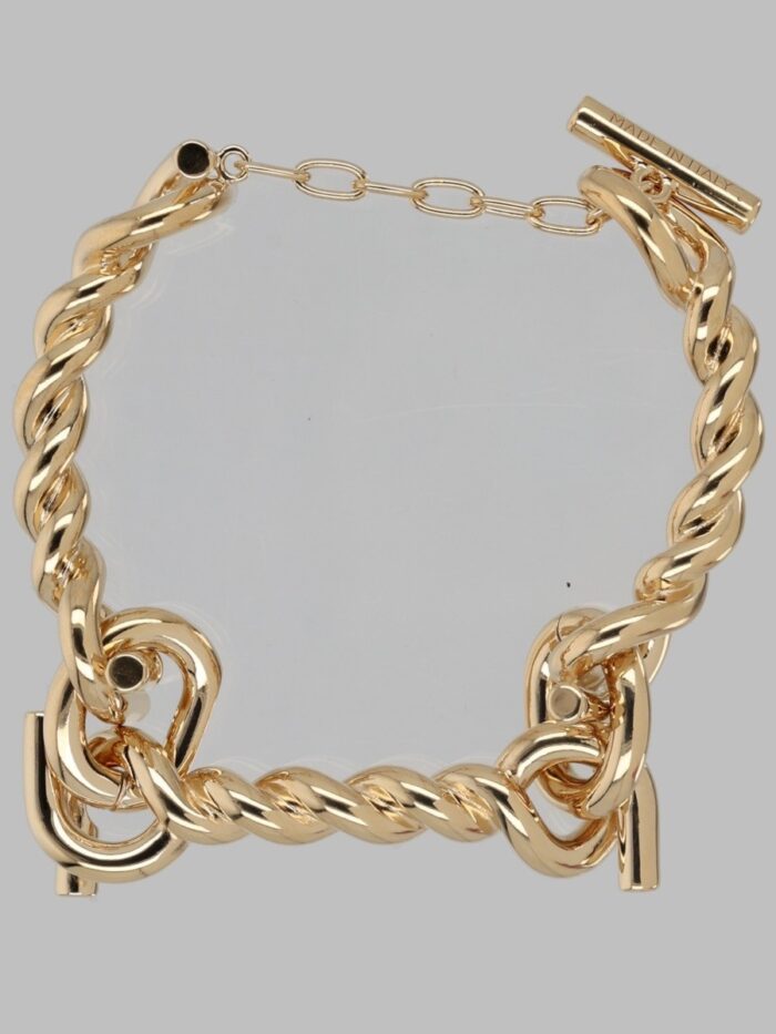 Ferragamo Bracciale Intrecciato "Gancini"