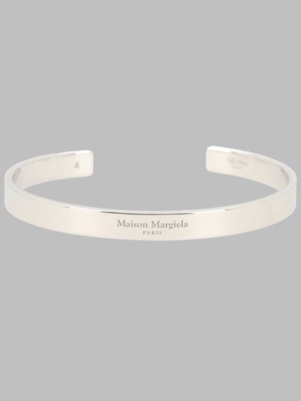 Maison Margiela BRACCIALE "MANCHETTE PLAT" CON LOGO