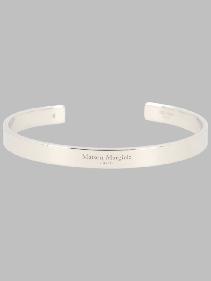 Maison Margiela BRACCIALE "MANCHETTE PLAT" CON LOGO