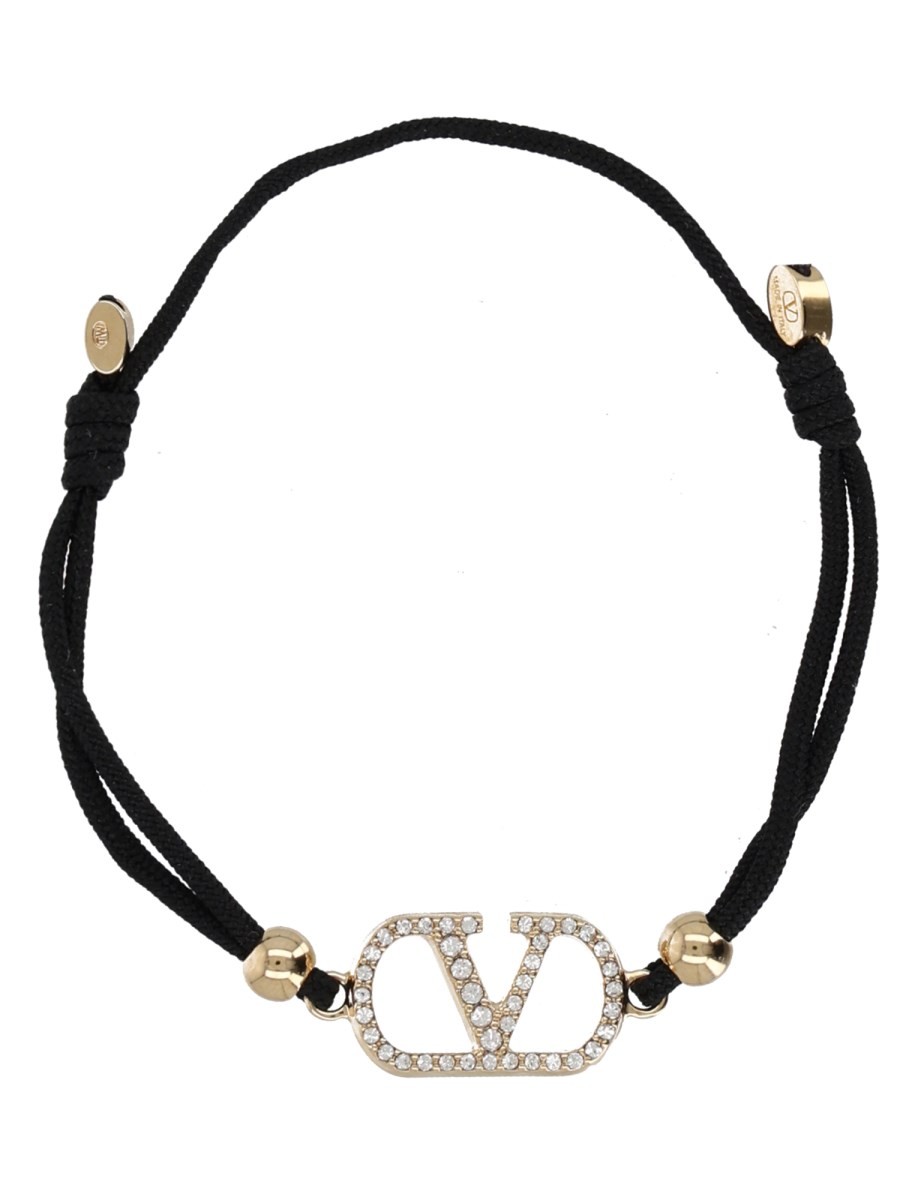 Valentino Garavani BRACCIALE "VLOGO SIGNATURE" CON STRASS