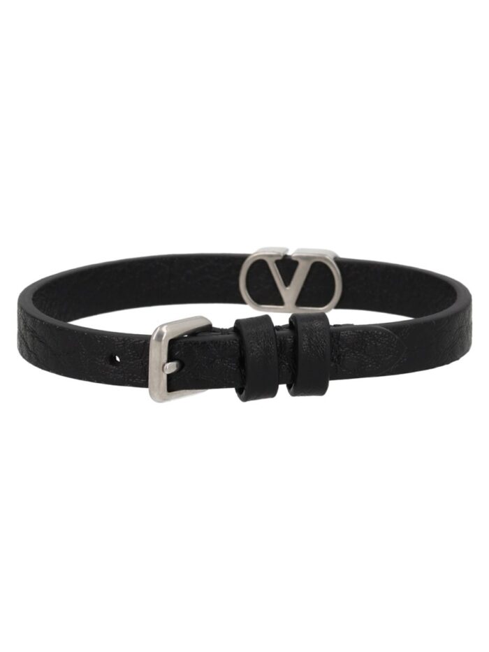 Valentino Garavani BRACCIALE "VLOGO SIGNATURE" IN PELLE