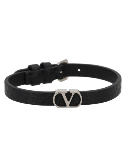 Valentino Garavani BRACCIALE "VLOGO SIGNATURE" IN PELLE